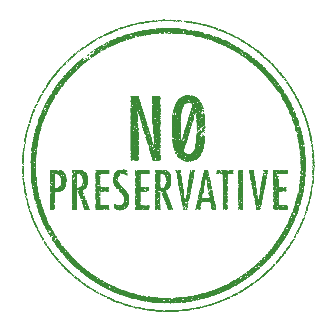 No Preservatives Certified